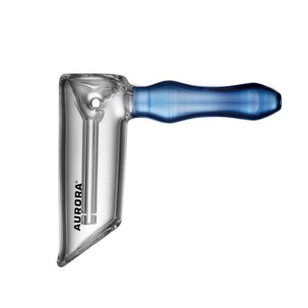 Straight Bubbler - Clear & Blue
