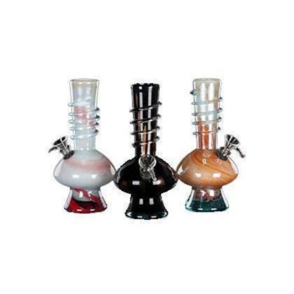 8" Soft Glass Water Pipe