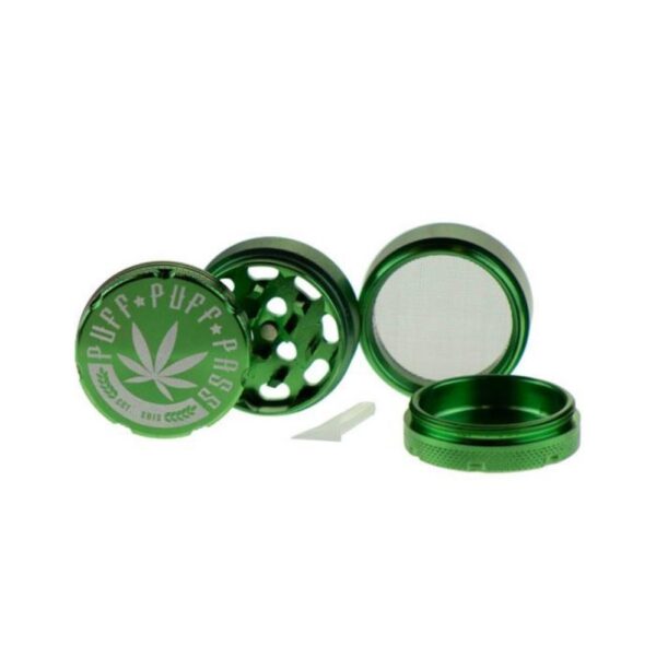 1.5" 3-Piece Grinder - Green