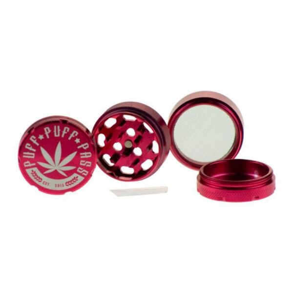 1.5" 3-Piece Grinder - Red