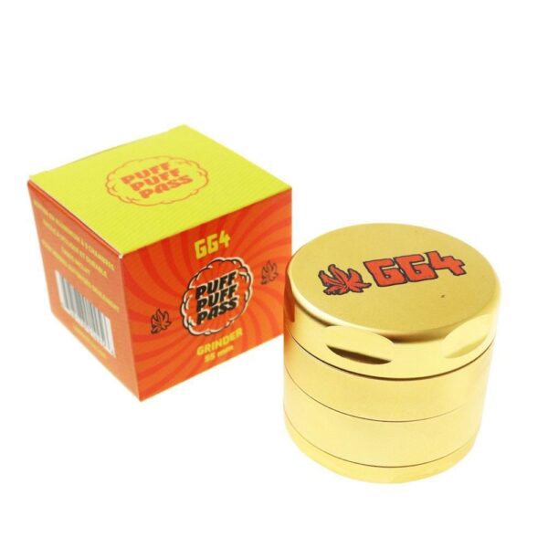 Aluminum Grinder - GG4 Champagne Gold