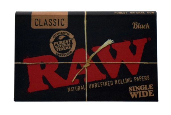 Black Single Wide Double Feed Papers