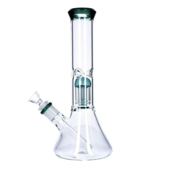 10" Beaker Water Pipe with Tree Perc - Teal