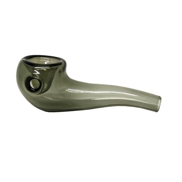 4'' Bent Spoon Pipe - Smoke