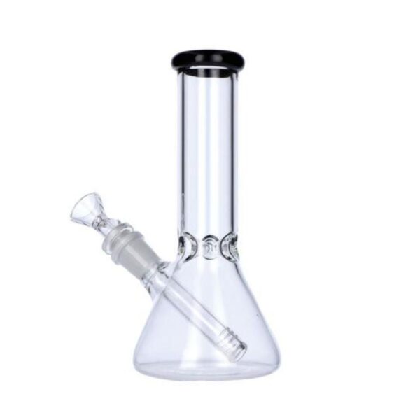 8" Beaker Water Pipe - Black