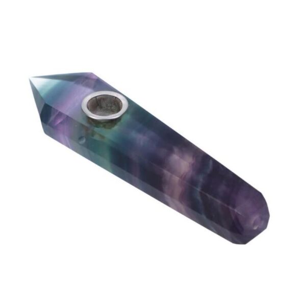 Rainbow Fluorspar Pipe