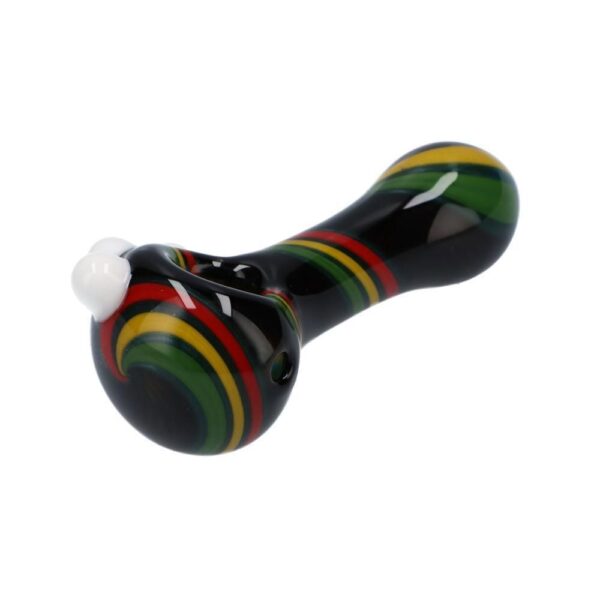 Hand Pipe - Rasta Swirl