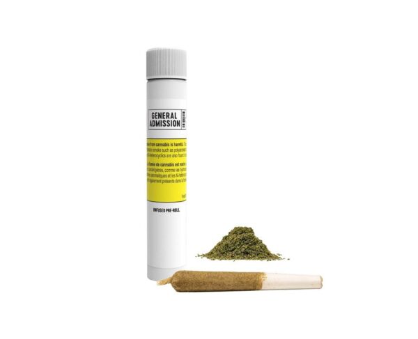 Banana Kush Distillate Infused Kief Coated PR 3 x 0.5 g