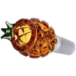 Pineapple Herb Bowl - Male 14mm - Yellow