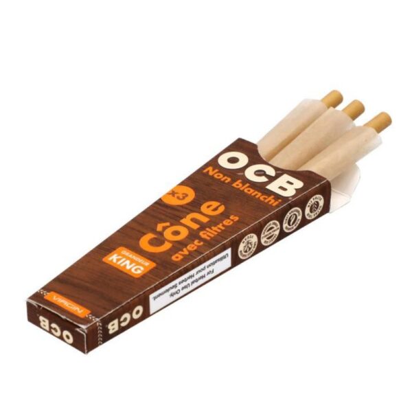 Unbleached King Size Cones