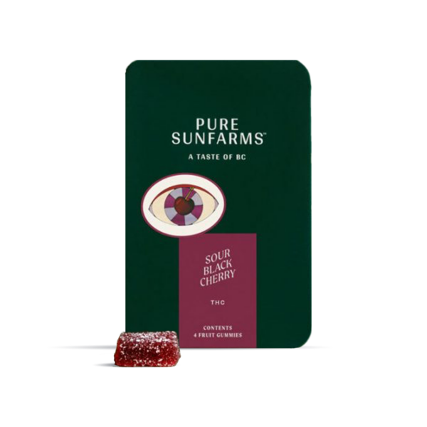 Sour Black Cherry Gummies | 10mg