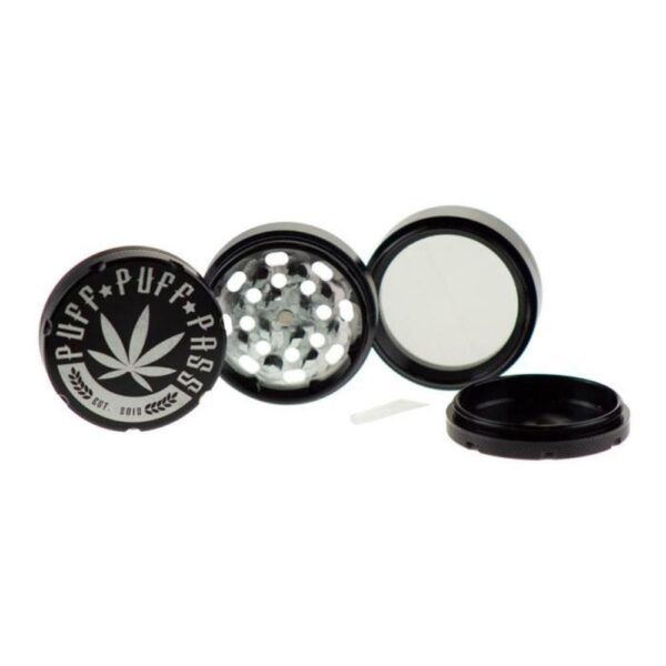 2.2" 3-Piece Grinder - Black