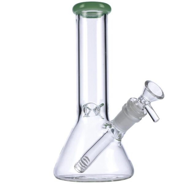 8" Beaker Water Pipe - Milky Teal