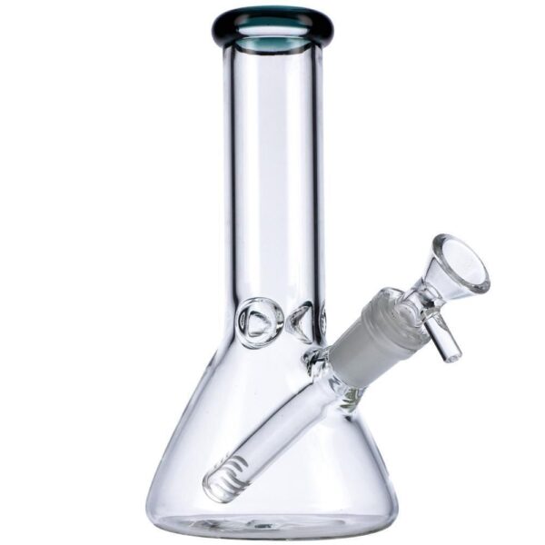 8" Beaker Water Pipe - Teal