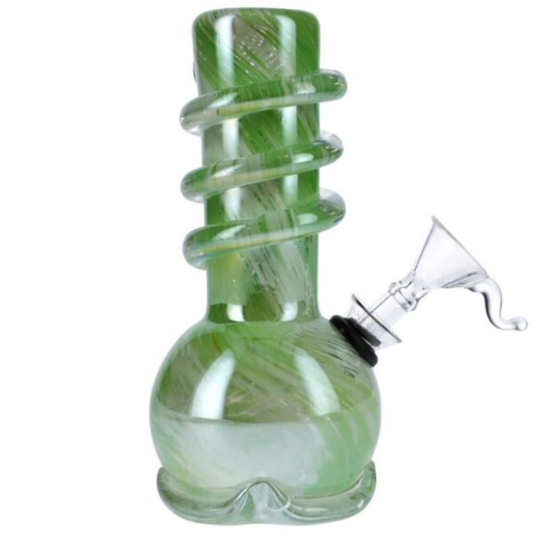 6" Soft Speckled Glass Water Pipe