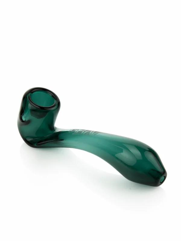 6" Classic Sherlock Hand Pipe | Lake Green