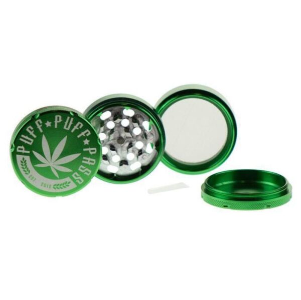 2.5" 3-Piece Grinder - Green