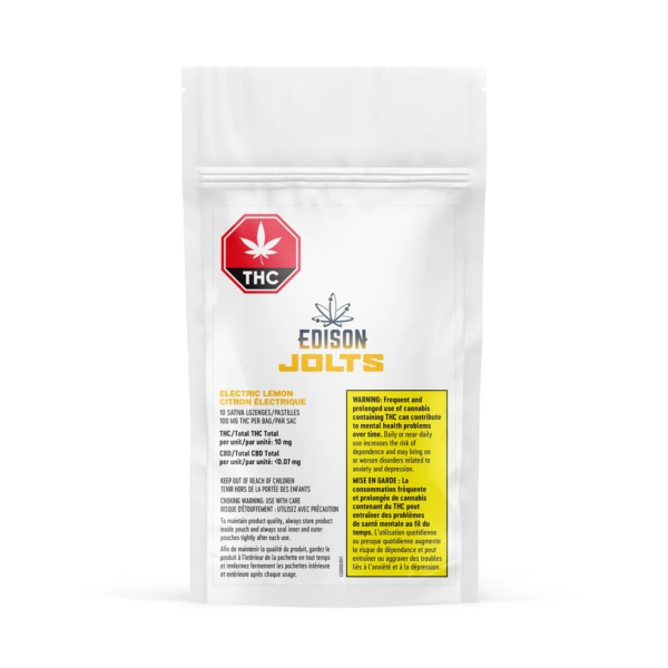 Jolts Electric Lemon Lozenges 10-pack