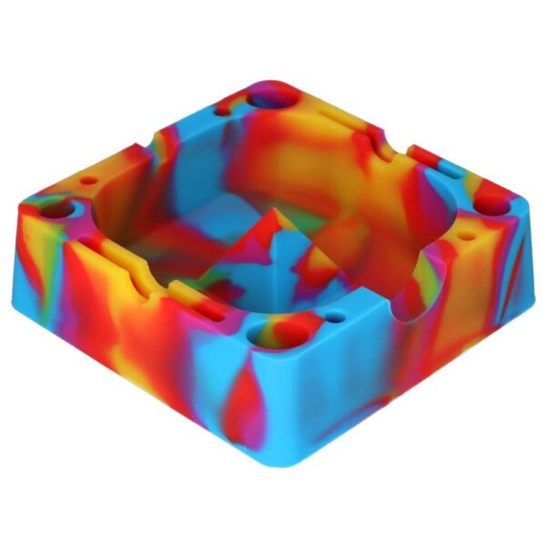 Silicone Square Ashtray - Assorted