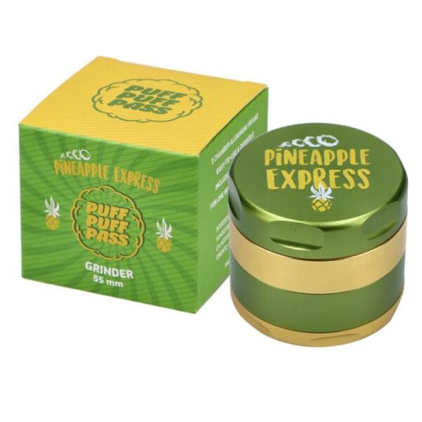 2.2" 3-Piece Grinder - Pineapple Express