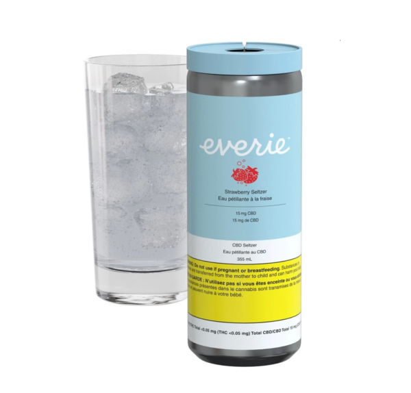 Strawberry CBD Seltzer Water