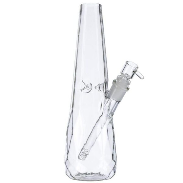 Crystal Beaker Water Pipe - Clear