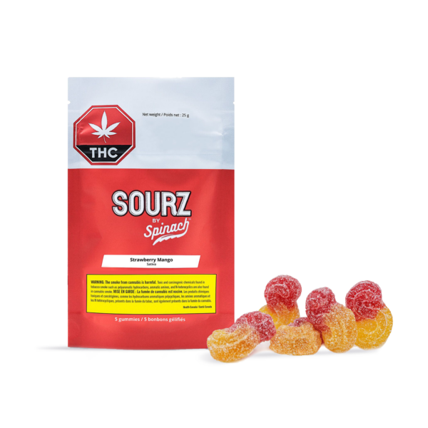 SOURZ Strawberry Mango Gummies