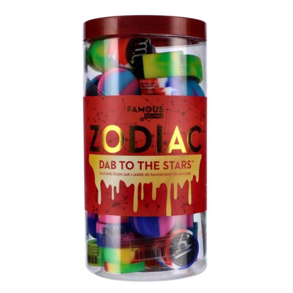 Zodiac Cylinder Container - Multi-Color