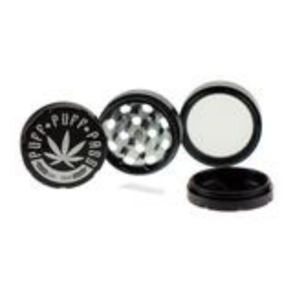 2" 3-Piece Grinder - Black