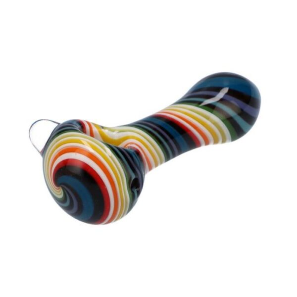 Hand Pipe - Dark Rainbow