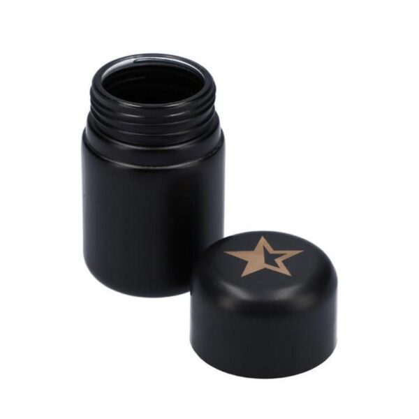 Black Glass Jar - Small [120ml]