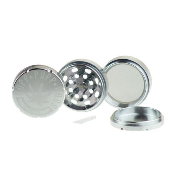 2.2" 3-Piece Grinder - Silver