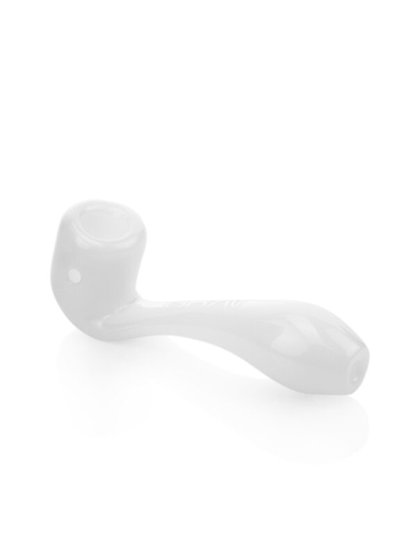 Grav Labs - 4" White - Mini Sherlock Hand Pipe